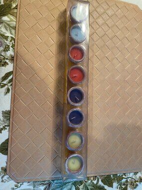 Set of 8 Pier 1 Imports Citronella Scented Candles in Clay Pots New